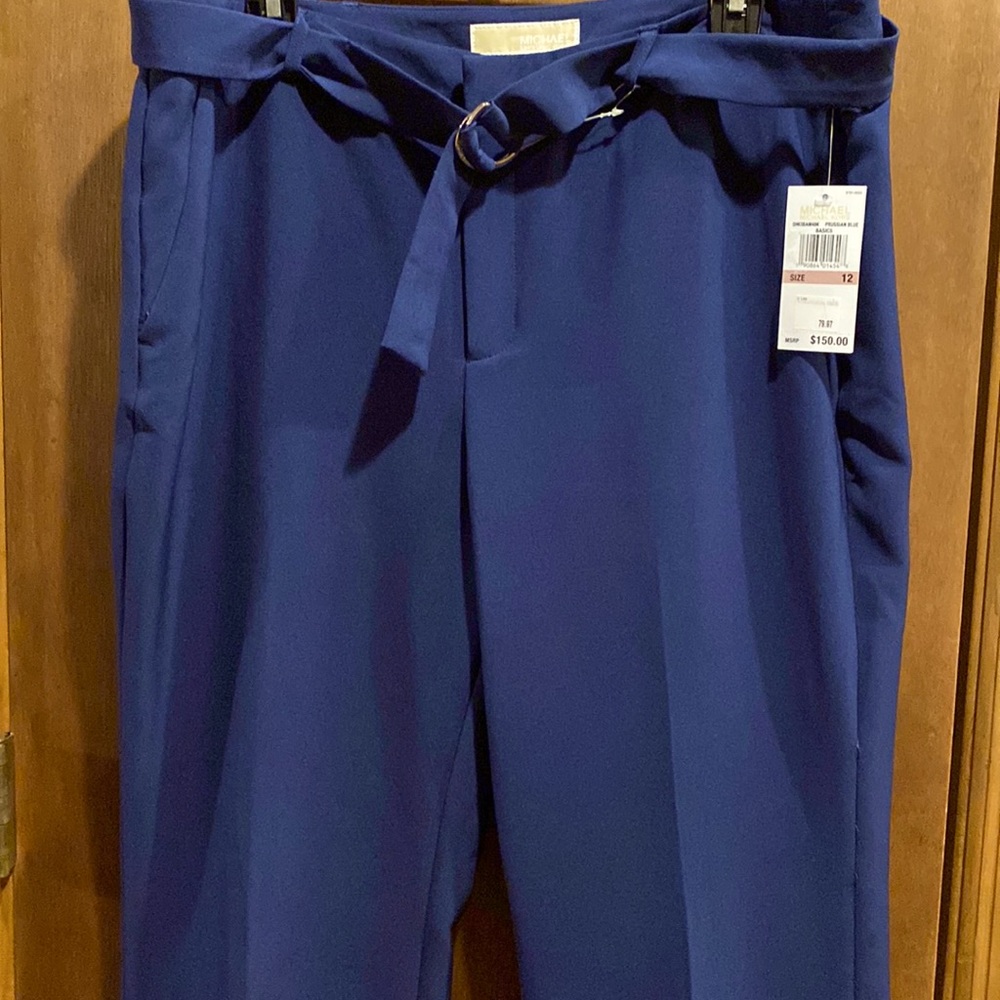 NWT Michael Kors Navy Dress Pant